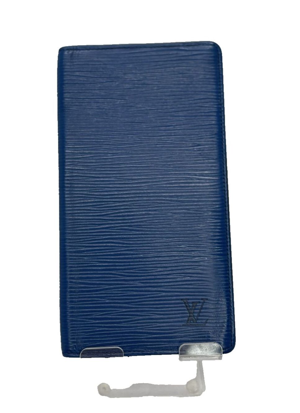 Authentic Louis Vuitton Epi Leather Porte Yen Cartes Credit Long Wallet Blue/21